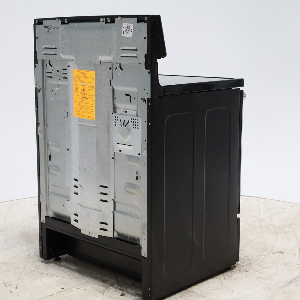 Pictures of GE Stainless Steel & Black Free-Standing Electric Range with 8" Power Boil Element - Certified Refurbished - Neu Appliance Outlet - Discount Appliance Outlet in Austin, Tx