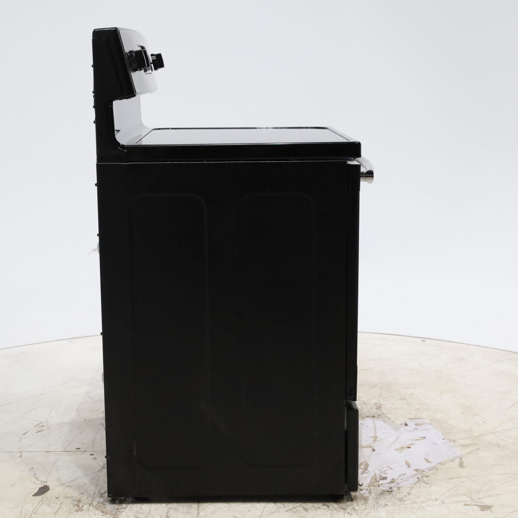 Pictures of GE Stainless Steel & Black Free-Standing Electric Range with 8" Power Boil Element - Certified Refurbished - Neu Appliance Outlet - Discount Appliance Outlet in Austin, Tx