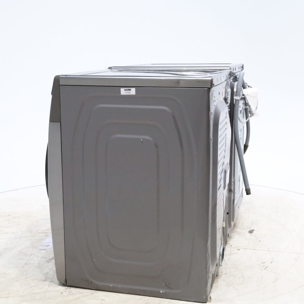 Pictures of Platinum ENERGY STAR Samsung 4.5 cu. ft. Front Load Washer with WiFi Connectivity and Platinum Samsung 7.5 cu. ft. Front Load Electric Dryer with Steam - Scratch and Dent - Minor - Neu Appliance Outlet - Discount Appliance Outlet in Austin, Tx