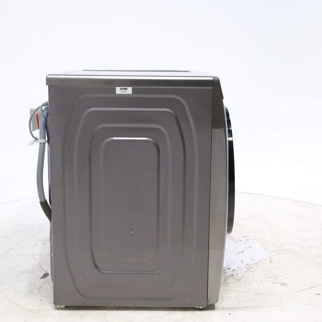 Pictures of Platinum ENERGY STAR Samsung 4.5 cu. ft. Front Load Washer with WiFi Connectivity and Platinum Samsung 7.5 cu. ft. Front Load Electric Dryer with Steam - Scratch and Dent - Minor - Neu Appliance Outlet - Discount Appliance Outlet in Austin, Tx