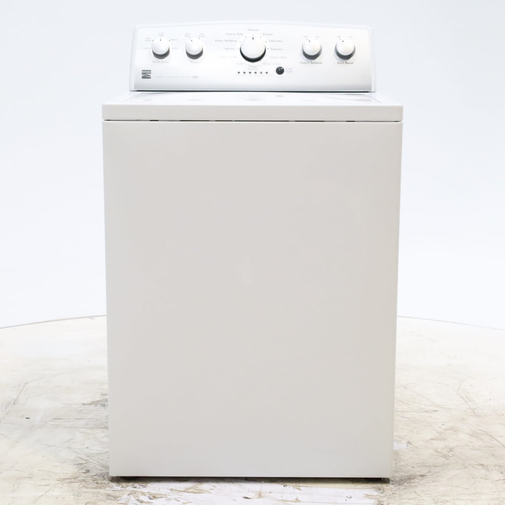 Pictures of Kenmore White 4.3 cu. Ft Top Load Washer w/Triple Action Impeller with StainBoost Feature - Certified Refurbished - Neu Appliance Outlet - Discount Appliance Outlet in Austin, Tx