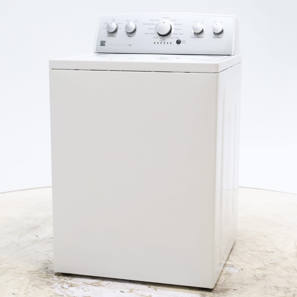 Pictures of Kenmore White 4.3 cu. Ft Top Load Washer w/Triple Action Impeller with StainBoost Feature - Certified Refurbished - Neu Appliance Outlet - Discount Appliance Outlet in Austin, Tx