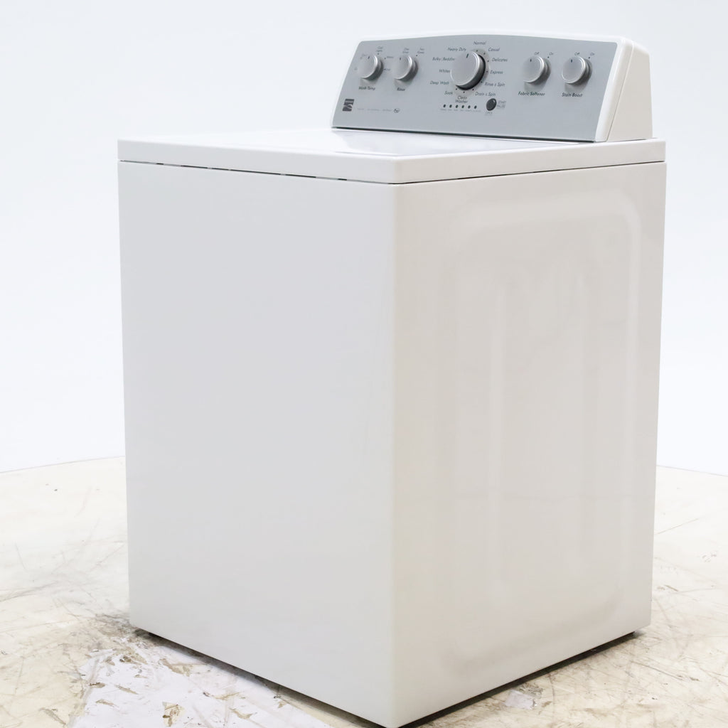 Pictures of Kenmore White 4.3 cu. Ft Top Load Washer w/Triple Action Impeller with StainBoost Feature - Certified Refurbished - Neu Appliance Outlet - Discount Appliance Outlet in Austin, Tx