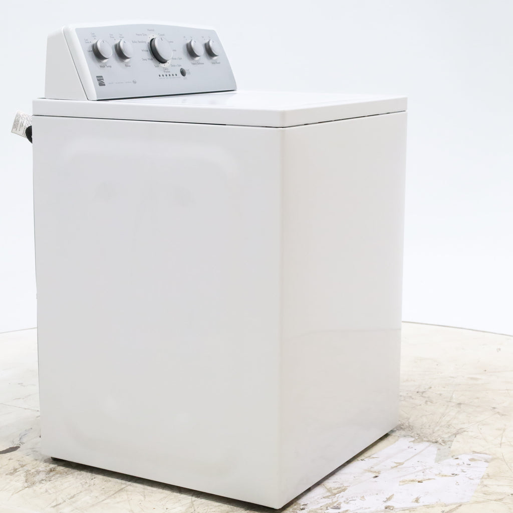 Pictures of Kenmore White 4.3 cu. Ft Top Load Washer w/Triple Action Impeller with StainBoost Feature - Certified Refurbished - Neu Appliance Outlet - Discount Appliance Outlet in Austin, Tx