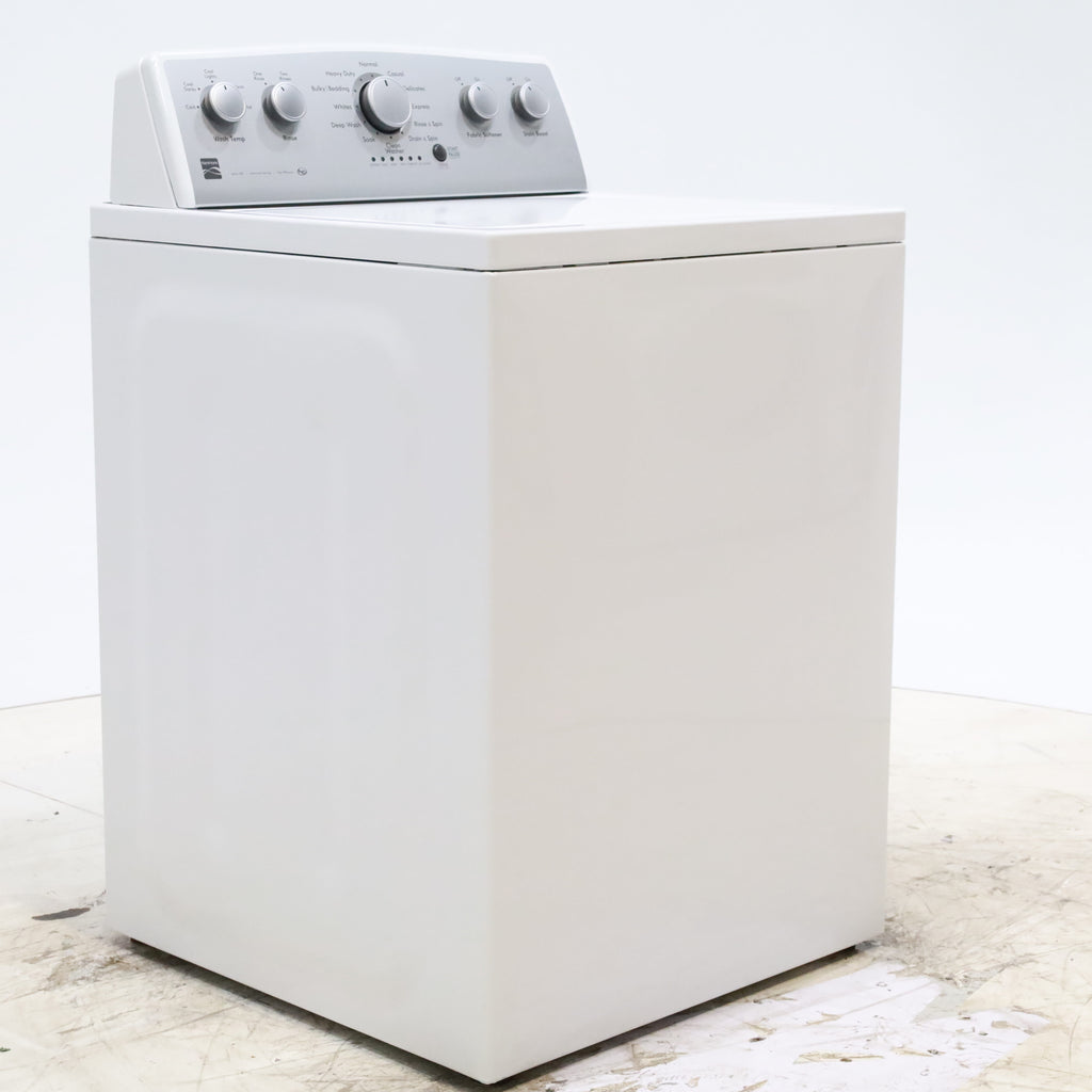Pictures of Kenmore White 4.3 cu. Ft Top Load Washer w/Triple Action Impeller with StainBoost Feature - Certified Refurbished - Neu Appliance Outlet - Discount Appliance Outlet in Austin, Tx