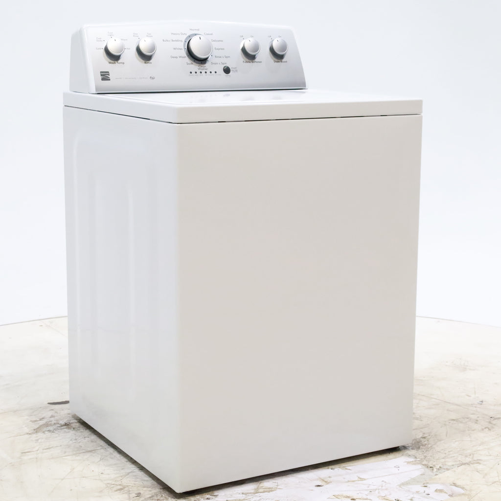 Pictures of Kenmore White 4.3 cu. Ft Top Load Washer w/Triple Action Impeller with StainBoost Feature - Certified Refurbished - Neu Appliance Outlet - Discount Appliance Outlet in Austin, Tx