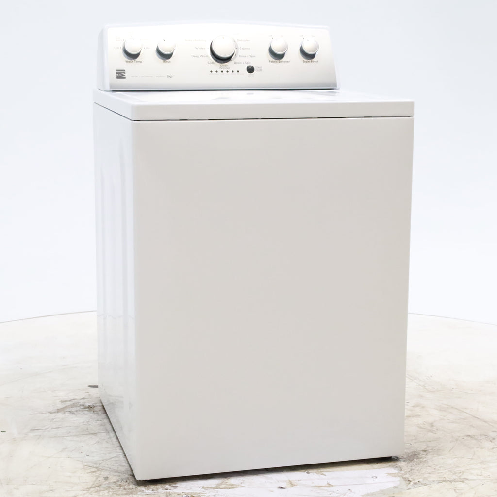 Pictures of Kenmore White 4.3 cu. Ft Top Load Washer w/Triple Action Impeller with StainBoost Feature - Certified Refurbished - Neu Appliance Outlet - Discount Appliance Outlet in Austin, Tx