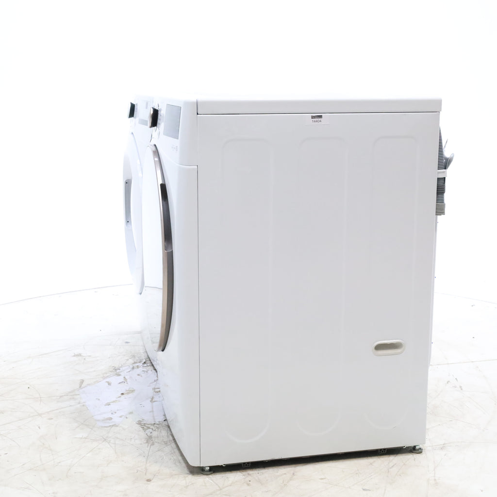 Pictures of ENERGY STAR LG 4.5 cu. ft. Front Load Washing Machine with Steam and ENERGY STAR LG 7.4 cu. ft. Electric Vented Dryer with Sensor Dry and SmartThinQ Technology - Scratch & Dent - Minor - Neu Appliance Outlet - Discount Appliance Outlet in Austin, Tx