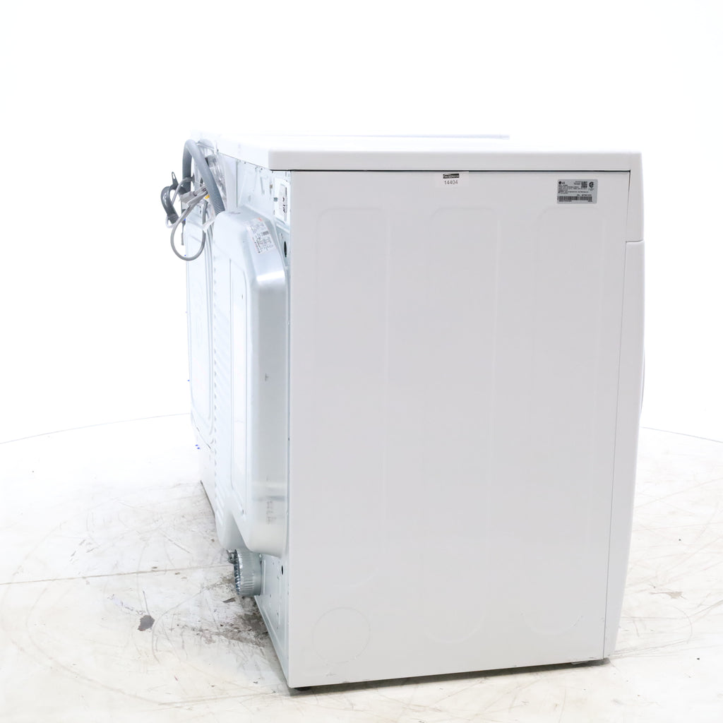 Pictures of ENERGY STAR LG 4.5 cu. ft. Front Load Washing Machine with Steam and ENERGY STAR LG 7.4 cu. ft. Electric Vented Dryer with Sensor Dry and SmartThinQ Technology - Scratch & Dent - Minor - Neu Appliance Outlet - Discount Appliance Outlet in Austin, Tx