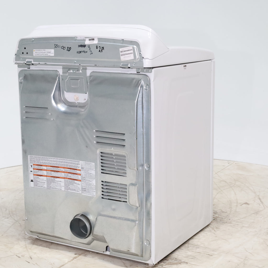 Pictures of Maytag 7.0 cu ft Electric Dryer with Moisture Sensing and Quick Dry cycle - Scratch & Dent - Minor - Neu Appliance Outlet - Discount Appliance Outlet in Austin, Tx