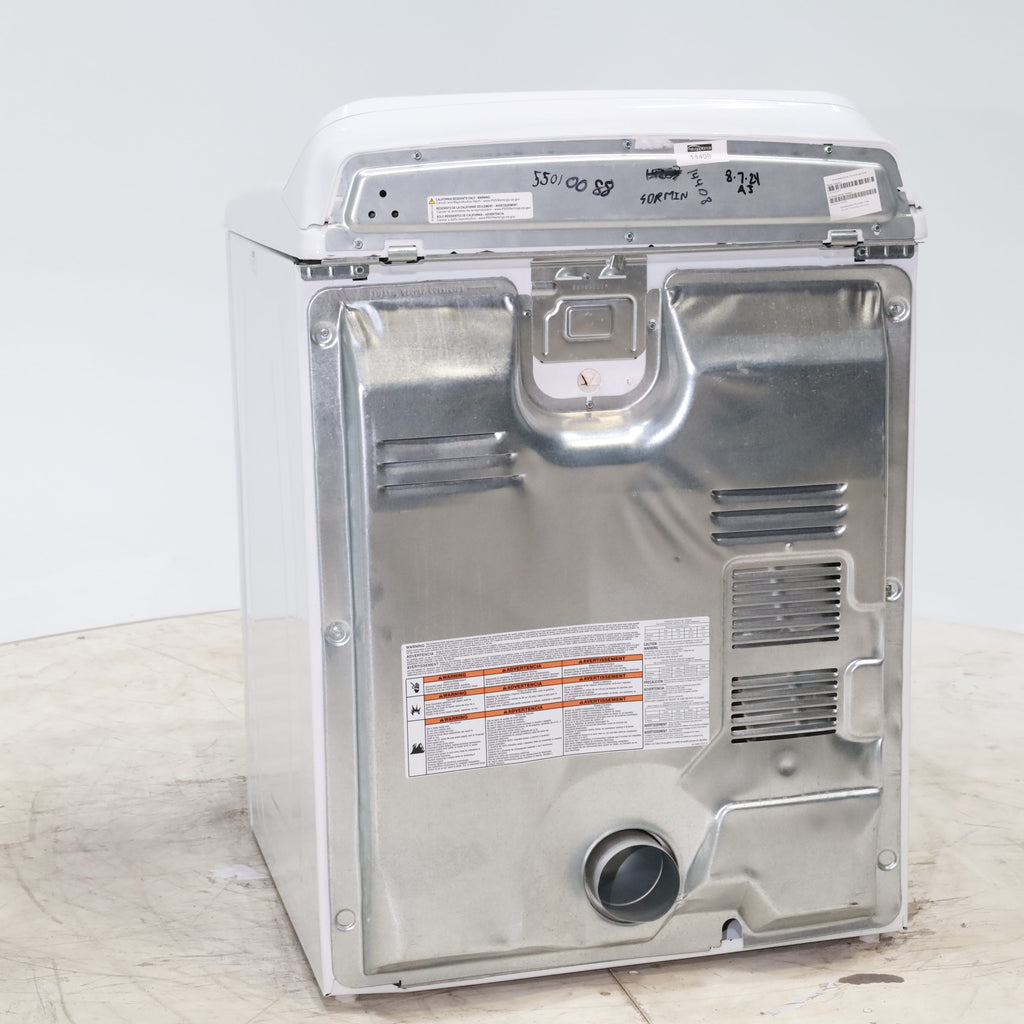 Pictures of Maytag 7.0 cu ft Electric Dryer with Moisture Sensing and Quick Dry cycle - Scratch & Dent - Minor - Neu Appliance Outlet - Discount Appliance Outlet in Austin, Tx