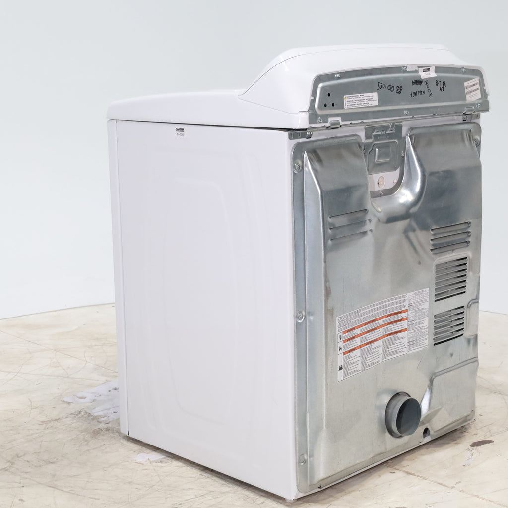 Pictures of Maytag 7.0 cu ft Electric Dryer with Moisture Sensing and Quick Dry cycle - Scratch & Dent - Minor - Neu Appliance Outlet - Discount Appliance Outlet in Austin, Tx