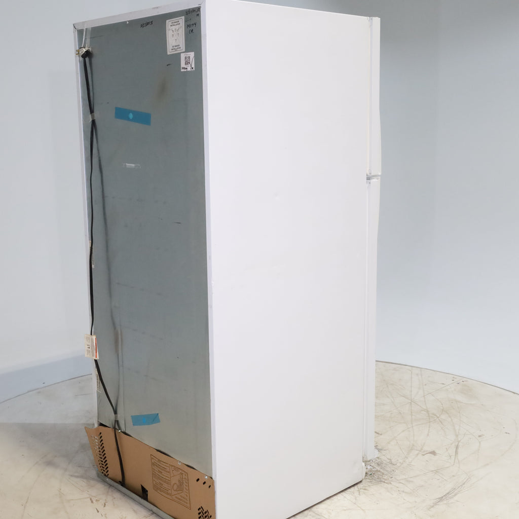 Pictures of 30 in. Wide White Frigidaire 20.4 cu. ft. Top Freezer Refrigerator with Reversible Doors - Certified Refurbished - Neu Appliance Outlet - Discount Appliance Outlet in Austin, Tx