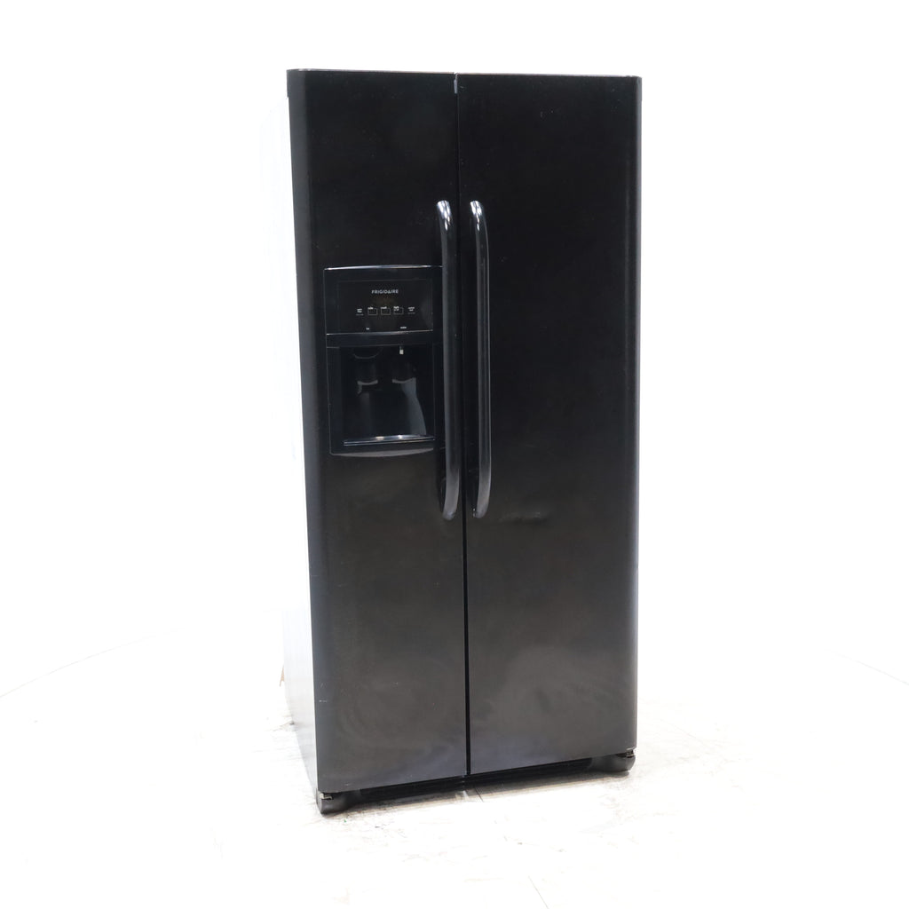 Pictures of 33" Wide Frigidaire Side by Side 22.1 cu ft Refrigerator with Spill Safe Glass Shelves and Pure Source Water Filter - Certified Refurbished - Neu Appliance Outlet - Discount Appliance Outlet in Austin, Tx