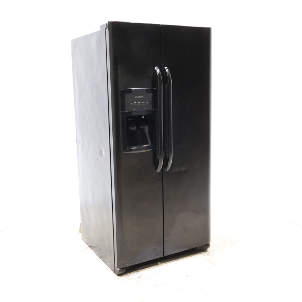 Pictures of 33" Wide Frigidaire Side by Side 22.1 cu ft Refrigerator with Spill Safe Glass Shelves and Pure Source Water Filter - Certified Refurbished - Neu Appliance Outlet - Discount Appliance Outlet in Austin, Tx