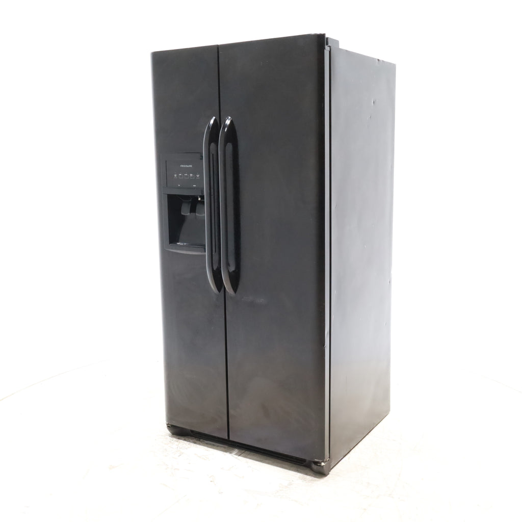 Pictures of 33" Wide Frigidaire Side by Side 22.1 cu ft Refrigerator with Spill Safe Glass Shelves and Pure Source Water Filter - Certified Refurbished - Neu Appliance Outlet - Discount Appliance Outlet in Austin, Tx