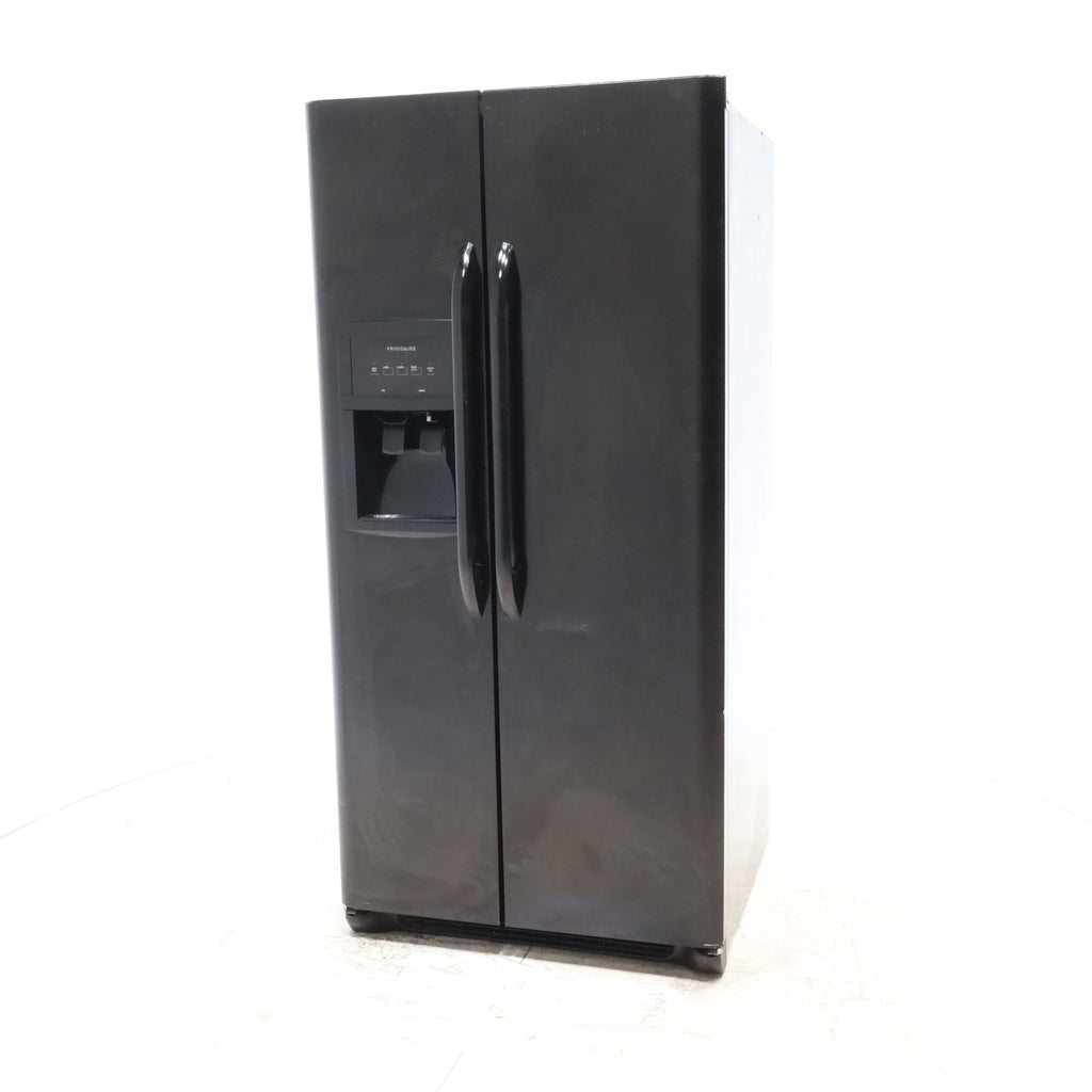 Pictures of 33" Wide Frigidaire Side by Side 22.1 cu ft Refrigerator with Spill Safe Glass Shelves and Pure Source Water Filter - Certified Refurbished - Neu Appliance Outlet - Discount Appliance Outlet in Austin, Tx