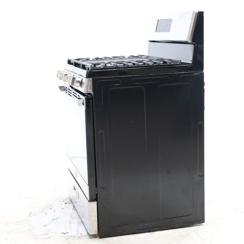 Pictures of Stainless Steel GE 5.0 cu. ft. Freestanding 5 Burner Gas Range with Cast-Iron Grates - Scratch & Dent - Minor - Neu Appliance Outlet - Discount Appliance Outlet in Austin, Tx