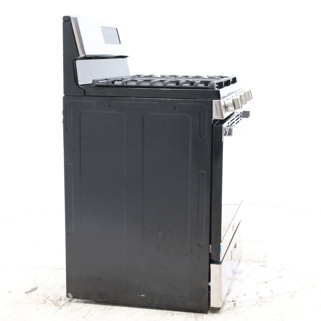 Pictures of Stainless Steel GE 5.0 cu. ft. Freestanding 5 Burner Gas Range with Cast-Iron Grates - Scratch & Dent - Minor - Neu Appliance Outlet - Discount Appliance Outlet in Austin, Tx