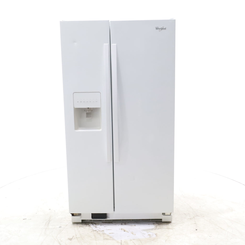 Pictures of White Whirlpool 36" Side By Side 25 cu ft Refrigerator with Ice and Water Dispenser - Certified Refurbished - Neu Appliance Outlet - Discount Appliance Outlet in Austin, Tx