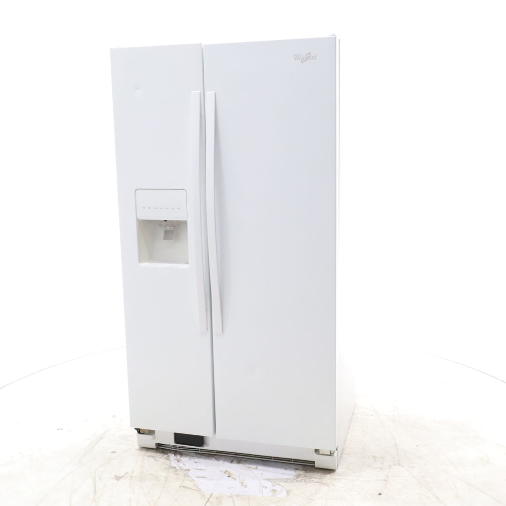 Pictures of White Whirlpool 36" Side By Side 25 cu ft Refrigerator with Ice and Water Dispenser - Certified Refurbished - Neu Appliance Outlet - Discount Appliance Outlet in Austin, Tx