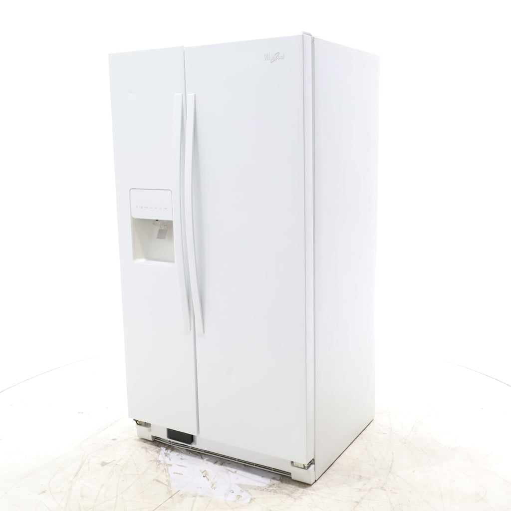 Pictures of White Whirlpool 36" Side By Side 25 cu ft Refrigerator with Ice and Water Dispenser - Certified Refurbished - Neu Appliance Outlet - Discount Appliance Outlet in Austin, Tx