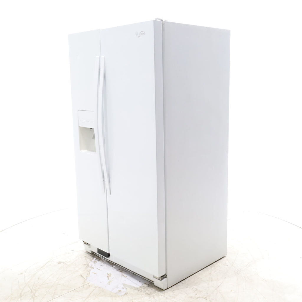 Pictures of White Whirlpool 36" Side By Side 25 cu ft Refrigerator with Ice and Water Dispenser - Certified Refurbished - Neu Appliance Outlet - Discount Appliance Outlet in Austin, Tx