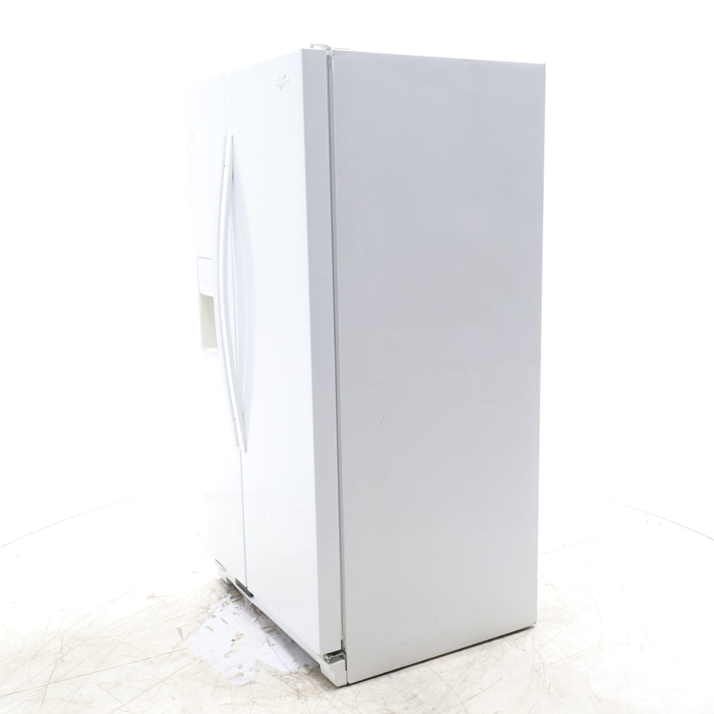 Pictures of White Whirlpool 36" Side By Side 25 cu ft Refrigerator with Ice and Water Dispenser - Certified Refurbished - Neu Appliance Outlet - Discount Appliance Outlet in Austin, Tx