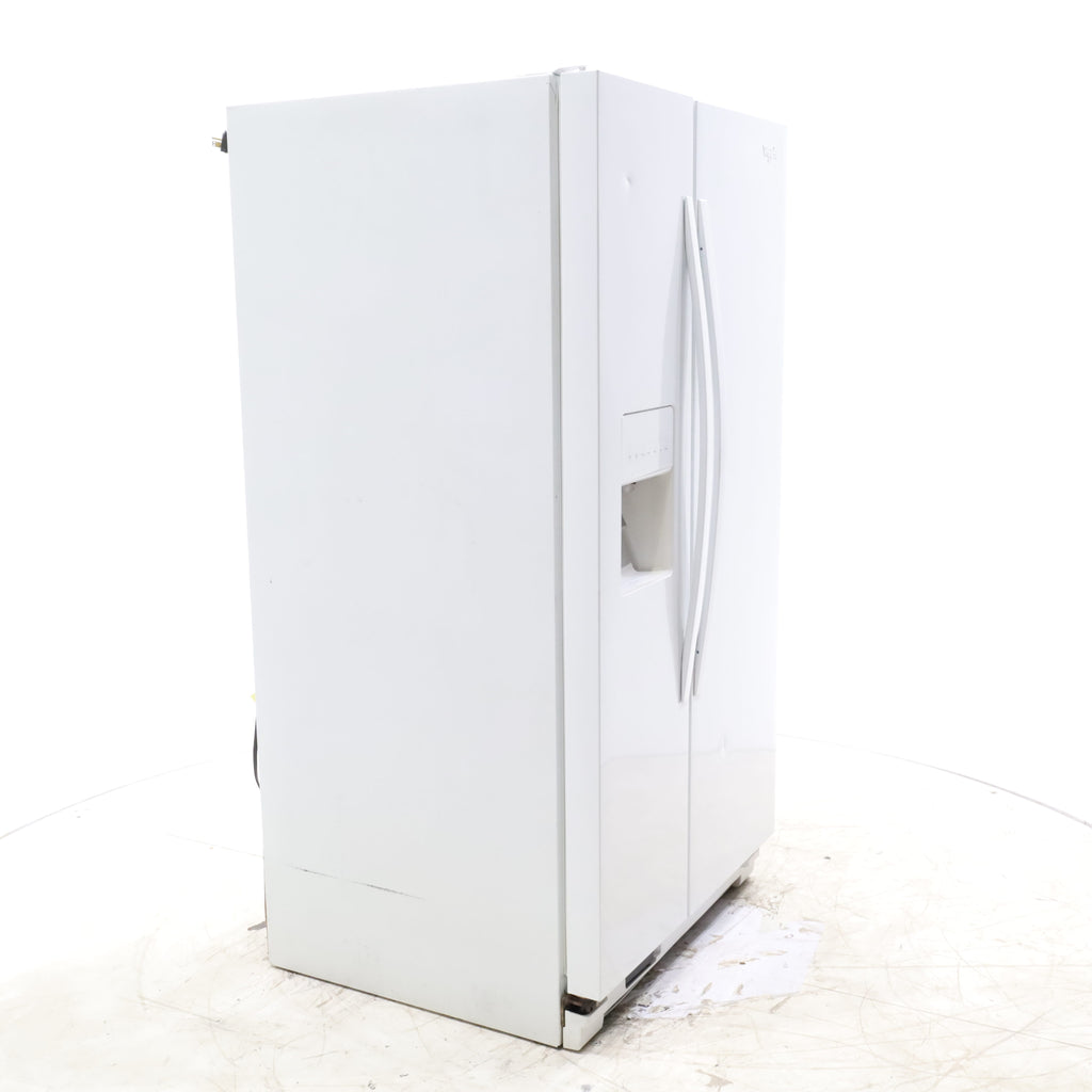 Pictures of White Whirlpool 36" Side By Side 25 cu ft Refrigerator with Ice and Water Dispenser - Certified Refurbished - Neu Appliance Outlet - Discount Appliance Outlet in Austin, Tx