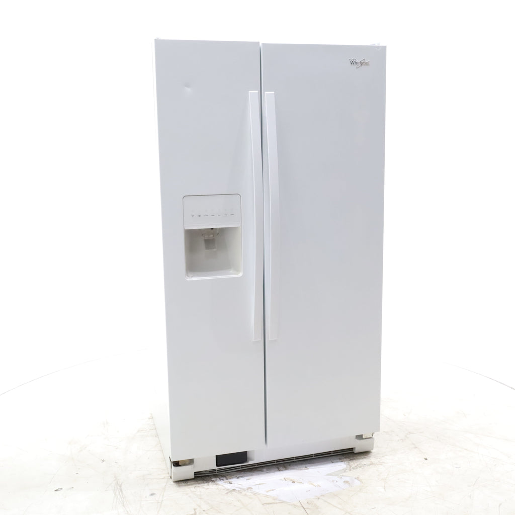 Pictures of White Whirlpool 36" Side By Side 25 cu ft Refrigerator with Ice and Water Dispenser - Certified Refurbished - Neu Appliance Outlet - Discount Appliance Outlet in Austin, Tx