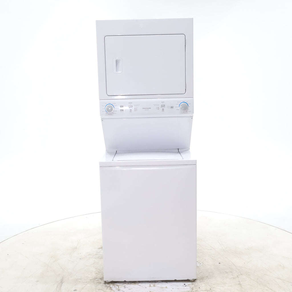 Pictures of Frigidaire Stacked Laundry Center with 3.9 cu ft Capacity Washer and 5.6 cu ft Electric Dryer with Maxfill Option- Scratch & Dent - Moderate - Neu Appliance Outlet - Discount Appliance Outlet in Austin, Tx