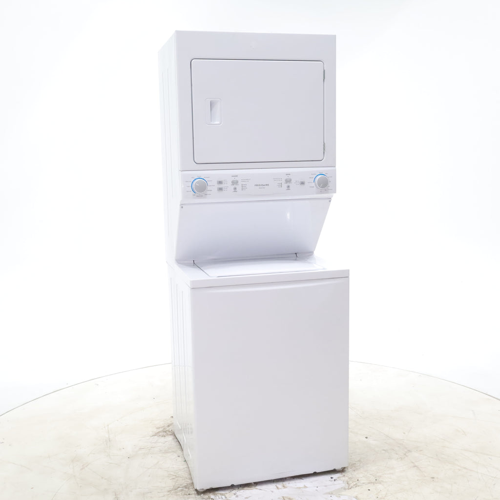 Pictures of Frigidaire Stacked Laundry Center with 3.9 cu ft Capacity Washer and 5.6 cu ft Electric Dryer with Maxfill Option- Scratch & Dent - Moderate - Neu Appliance Outlet - Discount Appliance Outlet in Austin, Tx