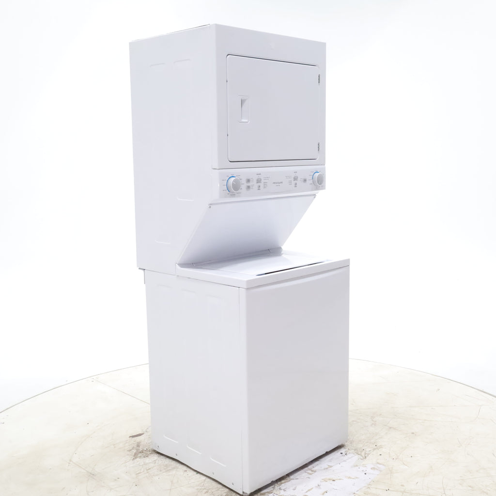 Pictures of Frigidaire Stacked Laundry Center with 3.9 cu ft Capacity Washer and 5.6 cu ft Electric Dryer with Maxfill Option- Scratch & Dent - Moderate - Neu Appliance Outlet - Discount Appliance Outlet in Austin, Tx