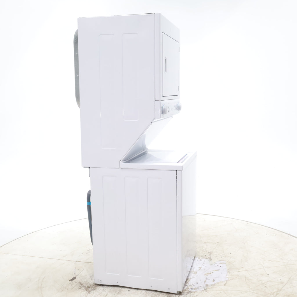 Pictures of Frigidaire Stacked Laundry Center with 3.9 cu ft Capacity Washer and 5.6 cu ft Electric Dryer with Maxfill Option- Scratch & Dent - Moderate - Neu Appliance Outlet - Discount Appliance Outlet in Austin, Tx