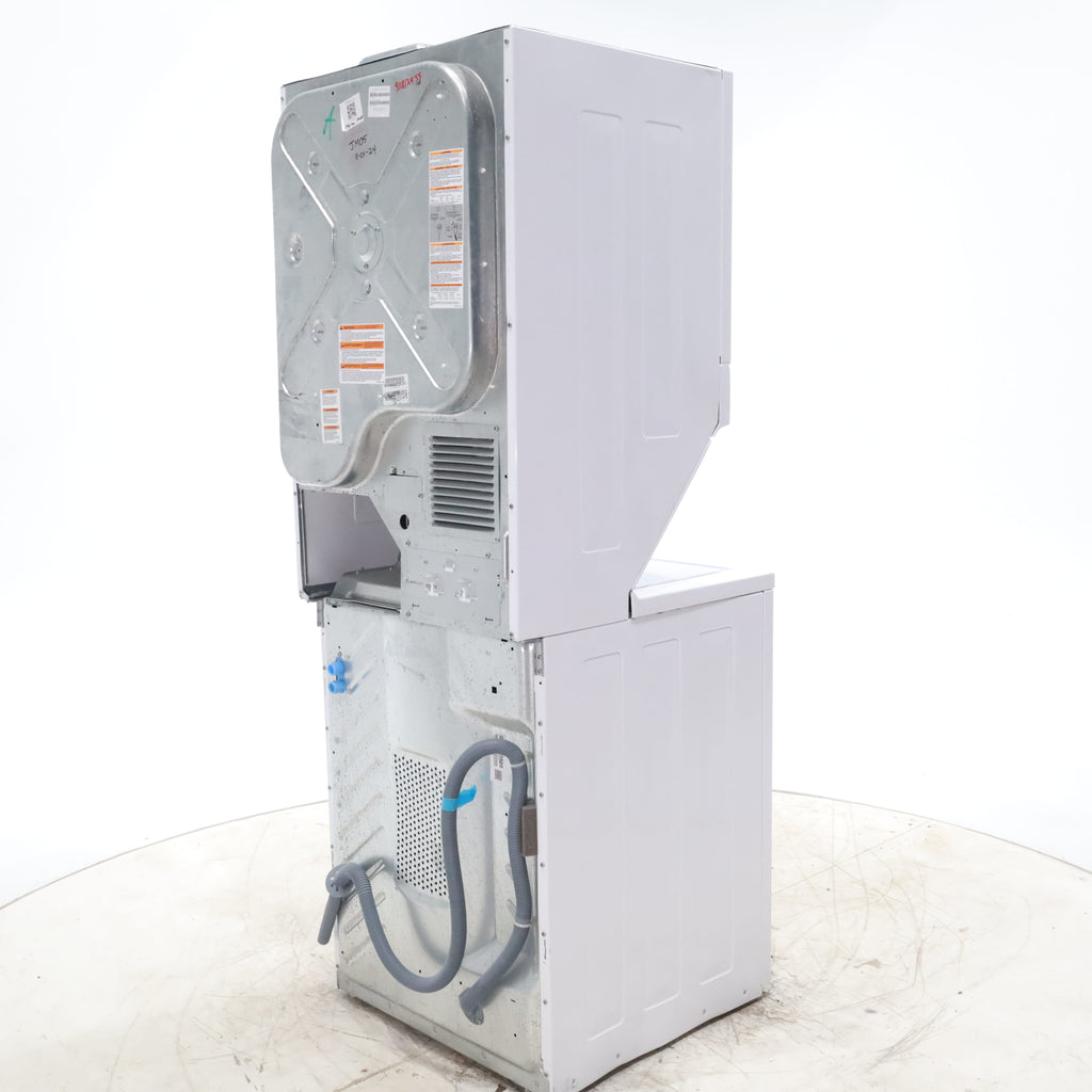 Pictures of Frigidaire Stacked Laundry Center with 3.9 cu ft Capacity Washer and 5.6 cu ft Electric Dryer with Maxfill Option- Scratch & Dent - Moderate - Neu Appliance Outlet - Discount Appliance Outlet in Austin, Tx