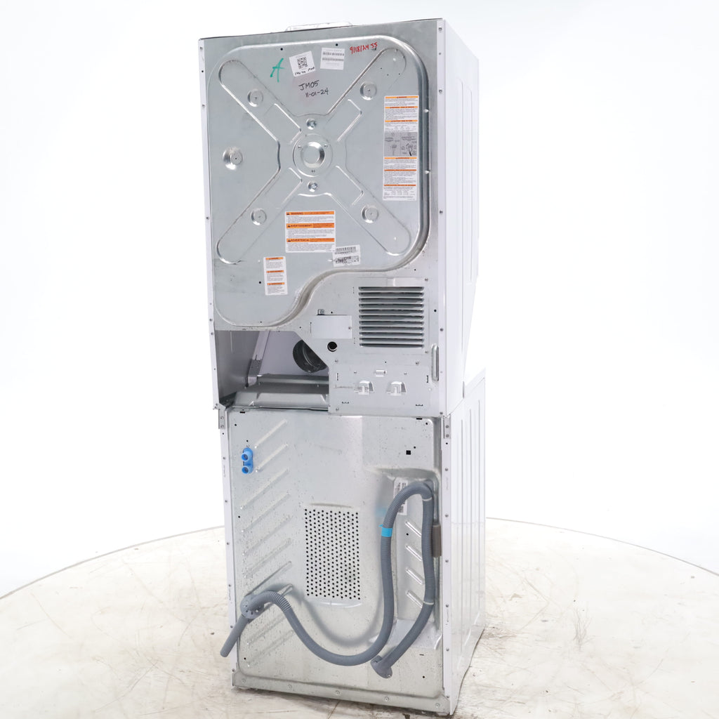 Pictures of Frigidaire Stacked Laundry Center with 3.9 cu ft Capacity Washer and 5.6 cu ft Electric Dryer with Maxfill Option- Scratch & Dent - Moderate - Neu Appliance Outlet - Discount Appliance Outlet in Austin, Tx