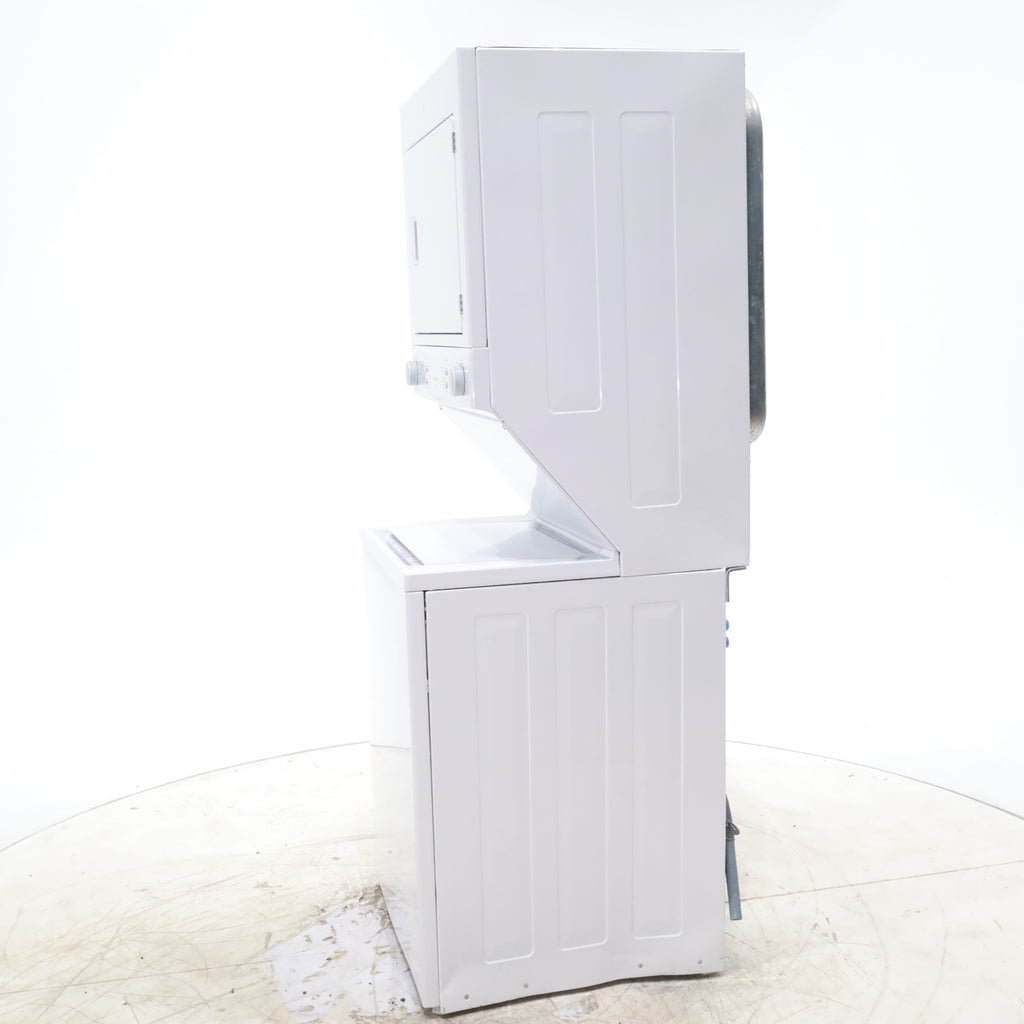 Pictures of Frigidaire Stacked Laundry Center with 3.9 cu ft Capacity Washer and 5.6 cu ft Electric Dryer with Maxfill Option- Scratch & Dent - Moderate - Neu Appliance Outlet - Discount Appliance Outlet in Austin, Tx