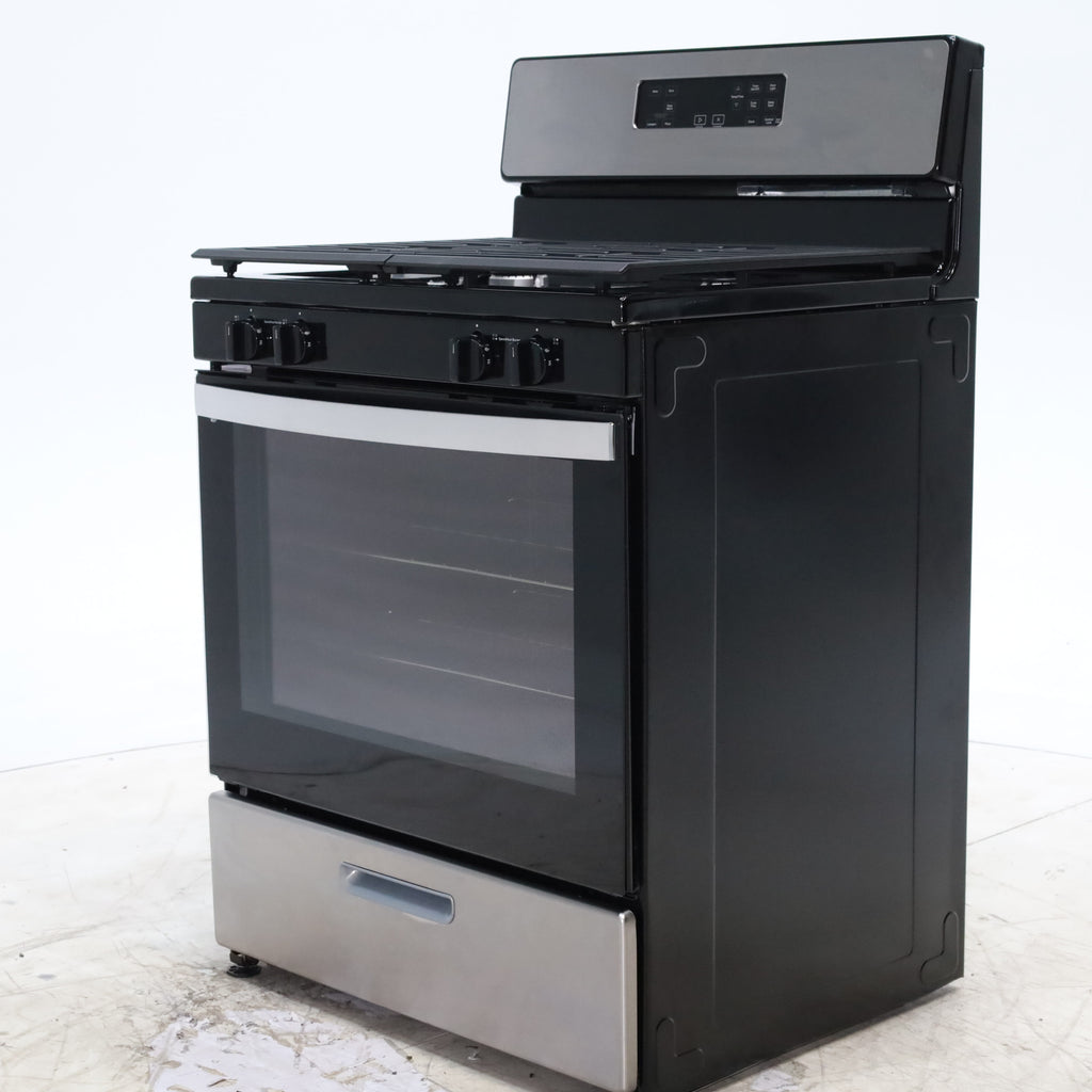 Pictures of Whirlpool Stainless 5.1 Cu. Ft. Freestanding Gas Range with Broiler Drawer and Two Speed Heat Burners - Scratch & Dent - Minor - Neu Appliance Outlet - Discount Appliance Outlet in Austin, Tx