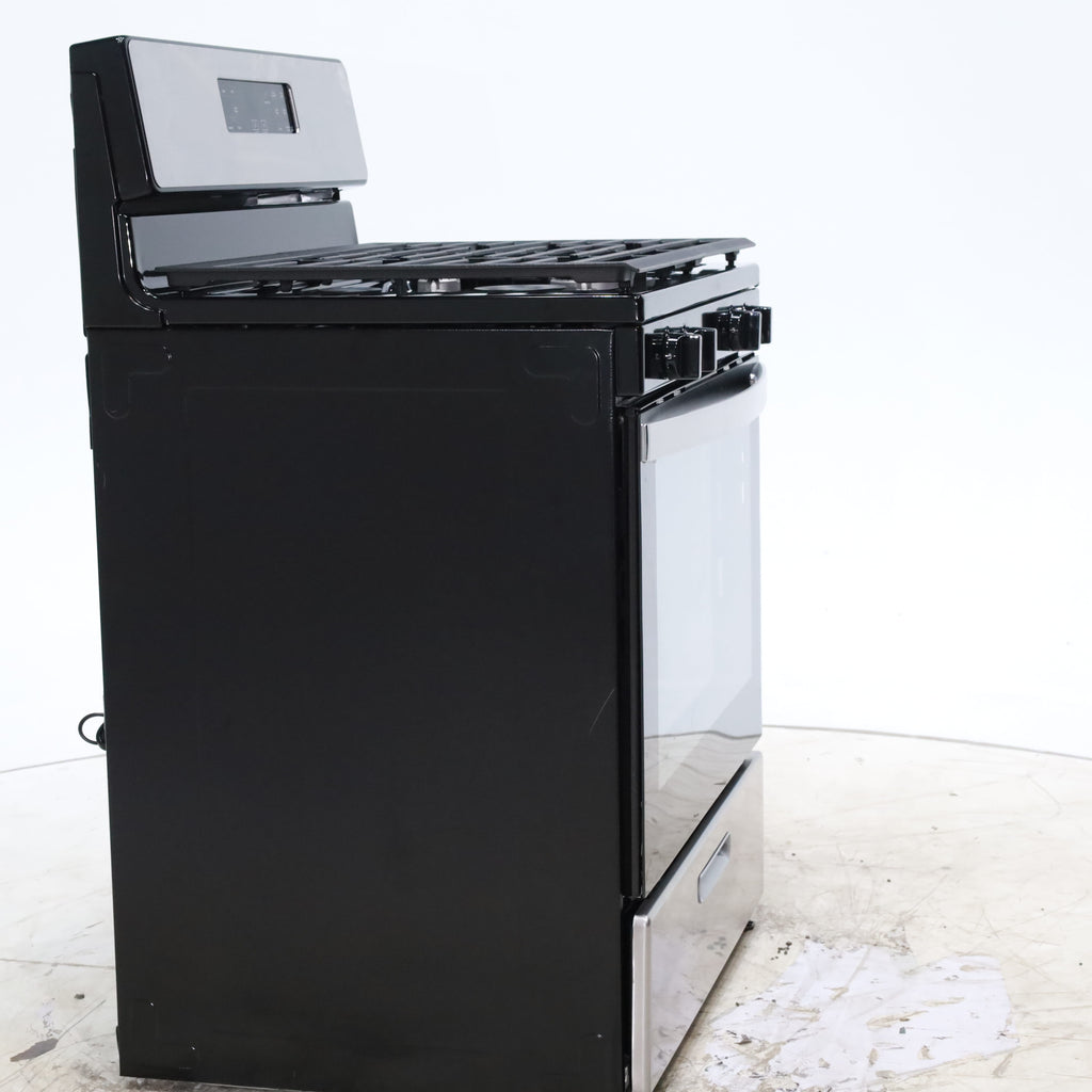 Pictures of Whirlpool Stainless 5.1 Cu. Ft. Freestanding Gas Range with Broiler Drawer and Two Speed Heat Burners - Scratch & Dent - Minor - Neu Appliance Outlet - Discount Appliance Outlet in Austin, Tx