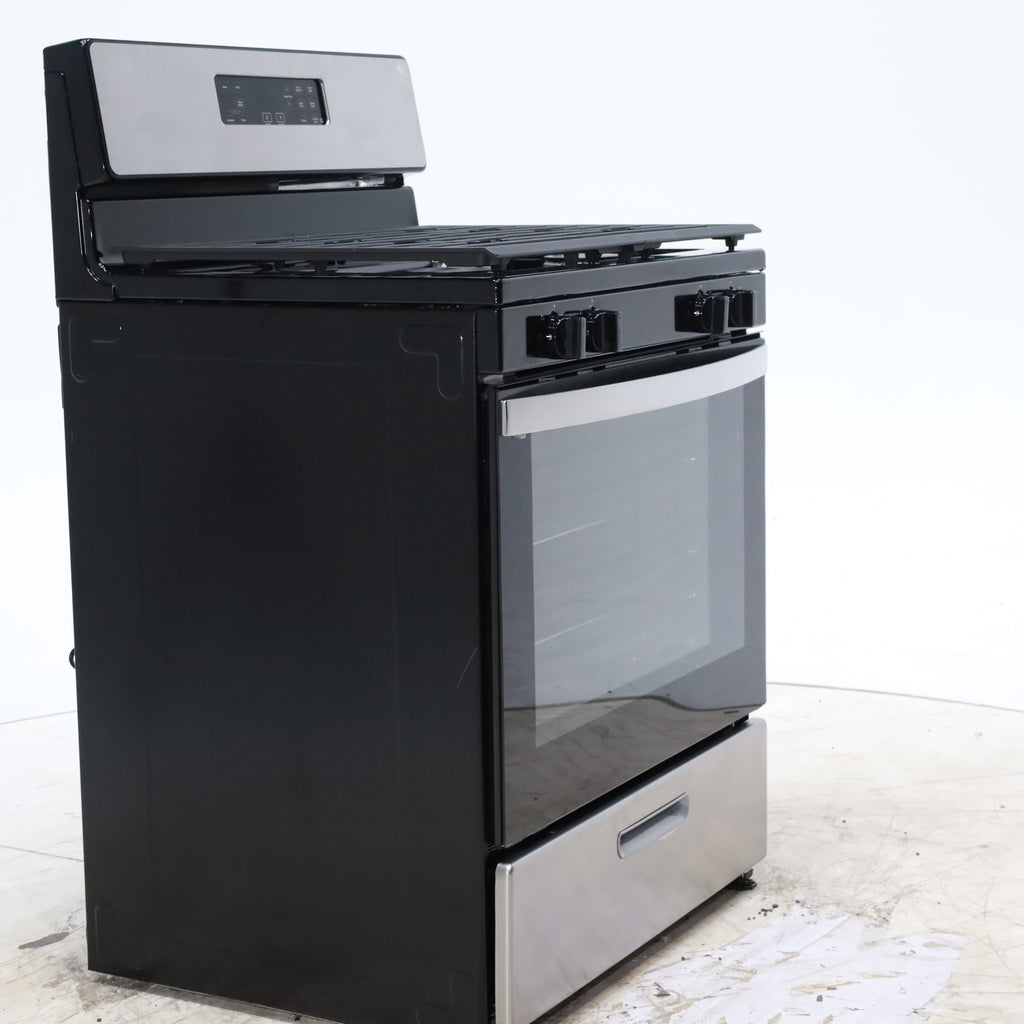 Pictures of Whirlpool Stainless 5.1 Cu. Ft. Freestanding Gas Range with Broiler Drawer and Two Speed Heat Burners - Scratch & Dent - Minor - Neu Appliance Outlet - Discount Appliance Outlet in Austin, Tx