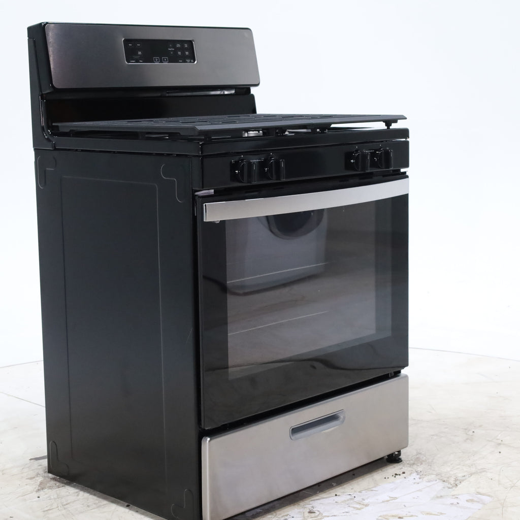 Pictures of Whirlpool Stainless 5.1 Cu. Ft. Freestanding Gas Range with Broiler Drawer and Two Speed Heat Burners - Scratch & Dent - Minor - Neu Appliance Outlet - Discount Appliance Outlet in Austin, Tx