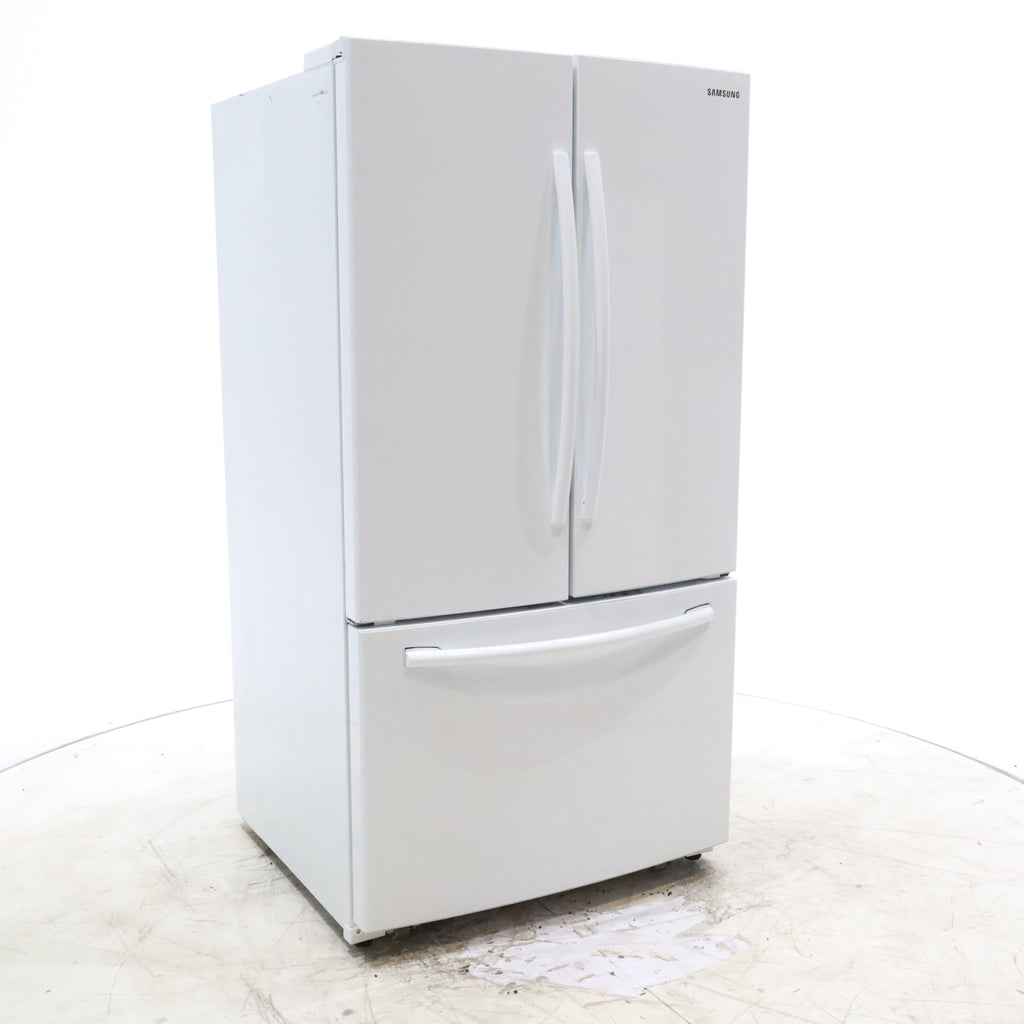 Pictures of White ENERGY STAR Samsung 25.5 cu. ft. 3 Door French Door Refrigerator with Twin Cooling Plus - Certified Refurbished - Neu Appliance Outlet - Discount Appliance Outlet in Austin, Tx