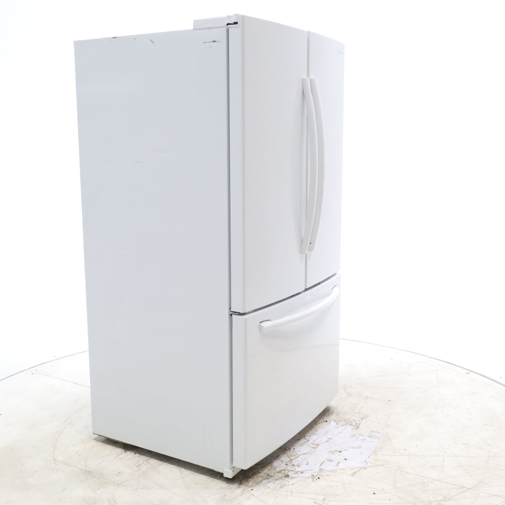 Pictures of White ENERGY STAR Samsung 25.5 cu. ft. 3 Door French Door Refrigerator with Twin Cooling Plus - Certified Refurbished - Neu Appliance Outlet - Discount Appliance Outlet in Austin, Tx