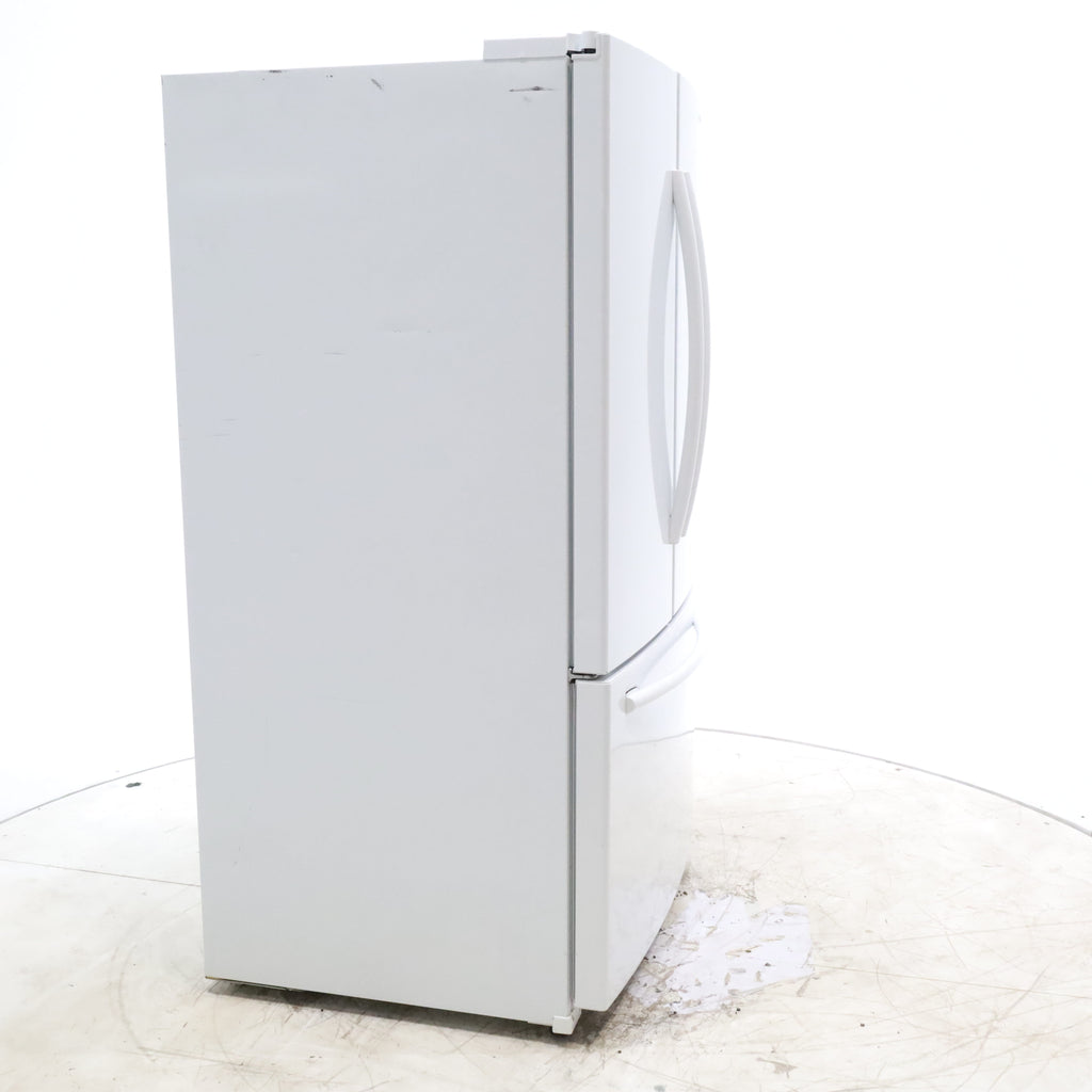 Pictures of White ENERGY STAR Samsung 25.5 cu. ft. 3 Door French Door Refrigerator with Twin Cooling Plus - Certified Refurbished - Neu Appliance Outlet - Discount Appliance Outlet in Austin, Tx