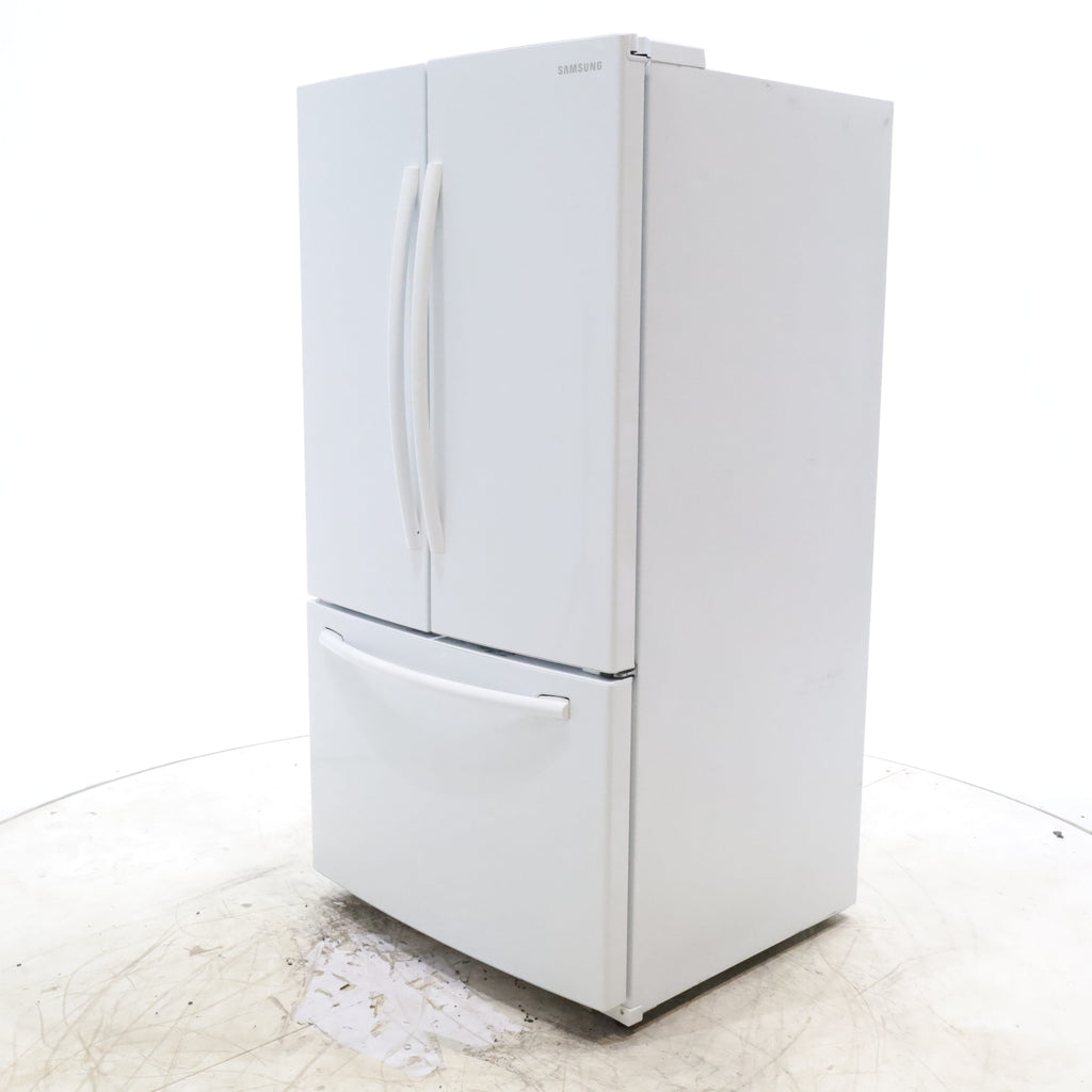 Pictures of White ENERGY STAR Samsung 25.5 cu. ft. 3 Door French Door Refrigerator with Twin Cooling Plus - Certified Refurbished - Neu Appliance Outlet - Discount Appliance Outlet in Austin, Tx