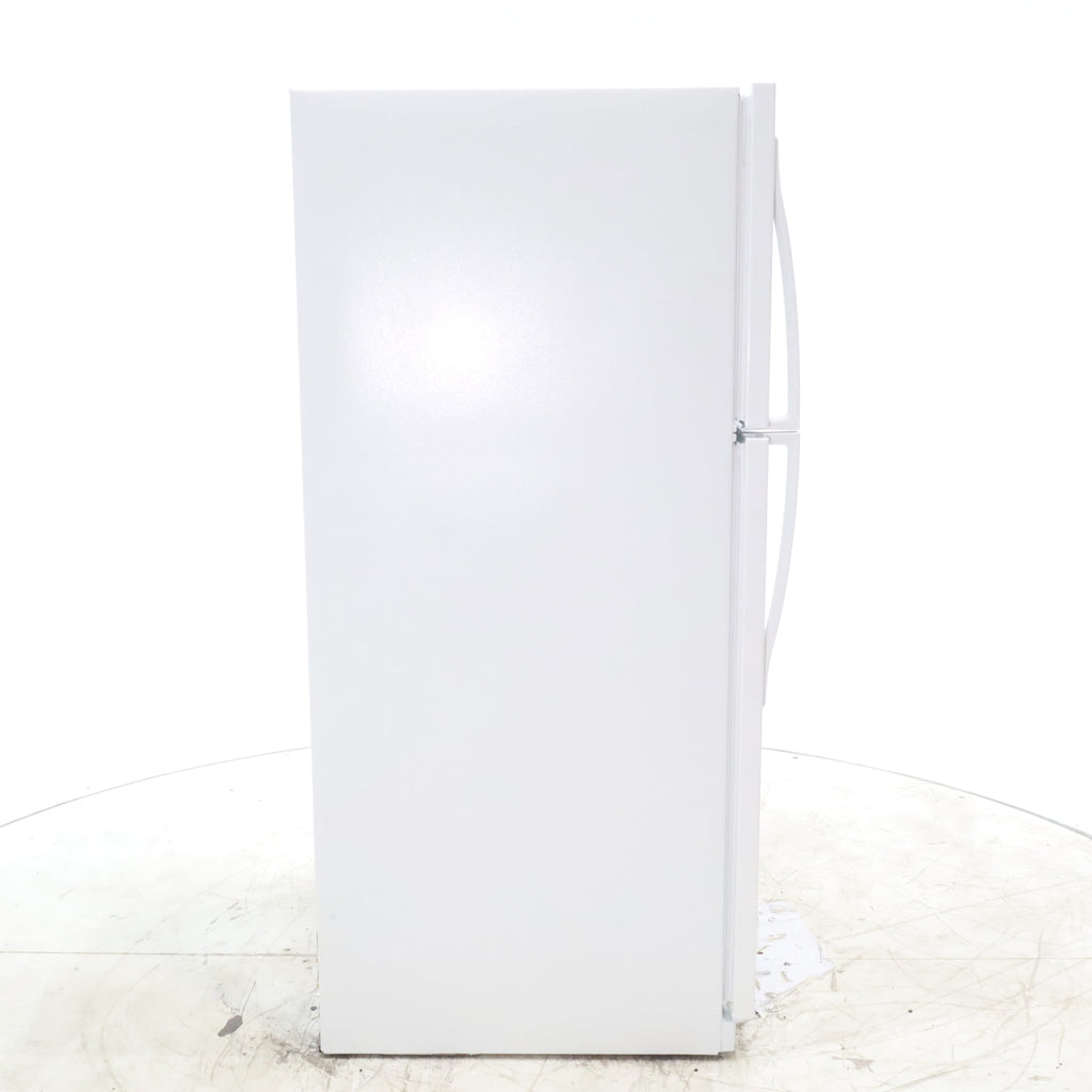 Pictures of 33" Wide Whirlpool Top Freezer 20.5 cu ft Refrigerator with Ice Maker and Frameless Glass Shelves and Flexi-Slide Bin - Scratch & Dent - Minor - Neu Appliance Outlet - Discount Appliance Outlet in Austin, Tx