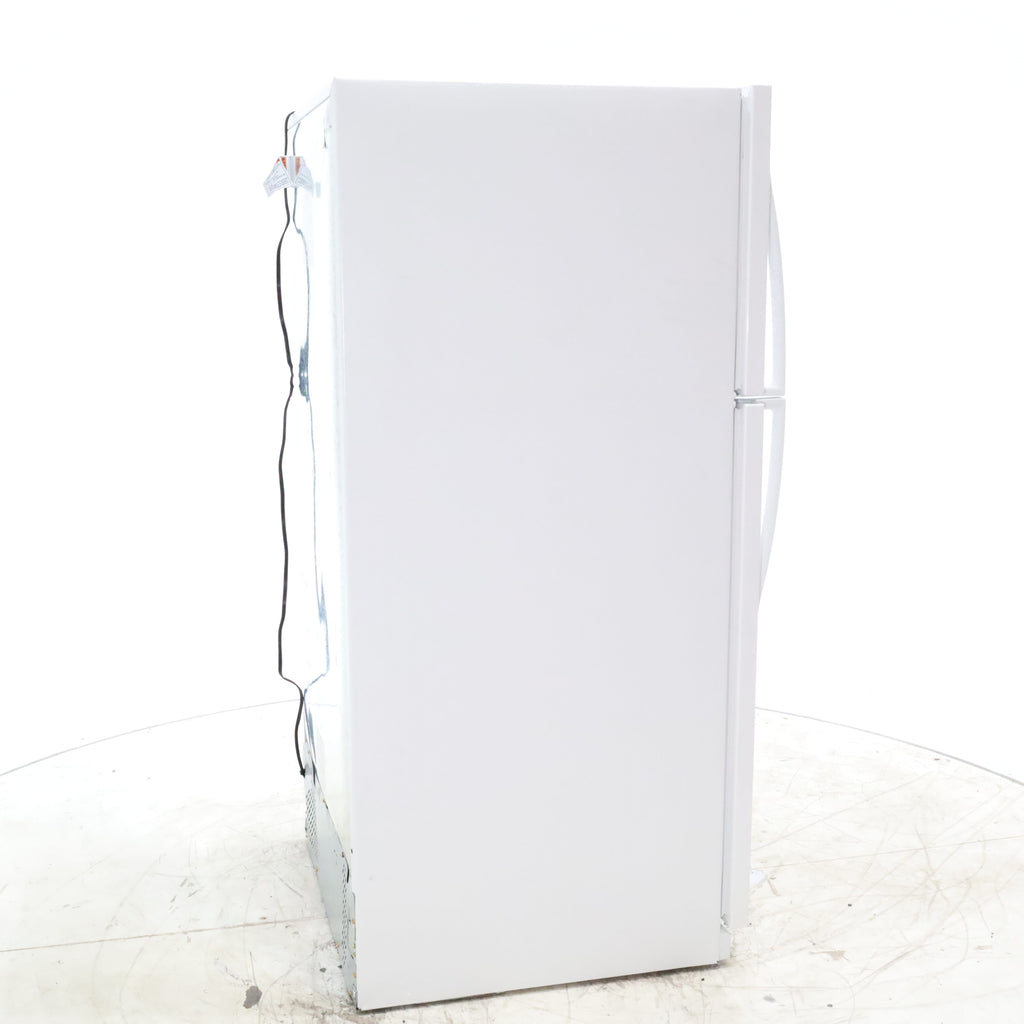 Pictures of 33" Wide Whirlpool Top Freezer 20.5 cu ft Refrigerator with Ice Maker and Frameless Glass Shelves and Flexi-Slide Bin - Scratch & Dent - Minor - Neu Appliance Outlet - Discount Appliance Outlet in Austin, Tx