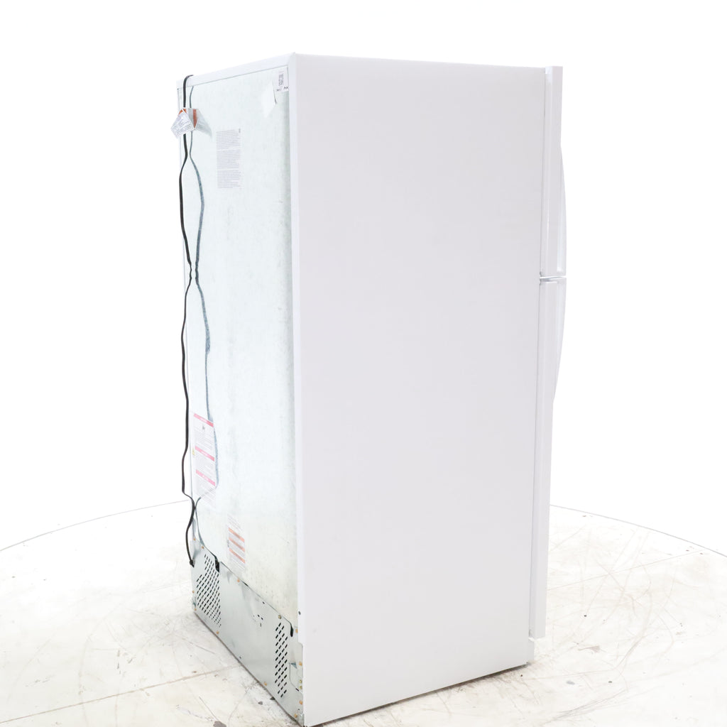 Pictures of 33" Wide Whirlpool Top Freezer 20.5 cu ft Refrigerator with Ice Maker and Frameless Glass Shelves and Flexi-Slide Bin - Scratch & Dent - Minor - Neu Appliance Outlet - Discount Appliance Outlet in Austin, Tx