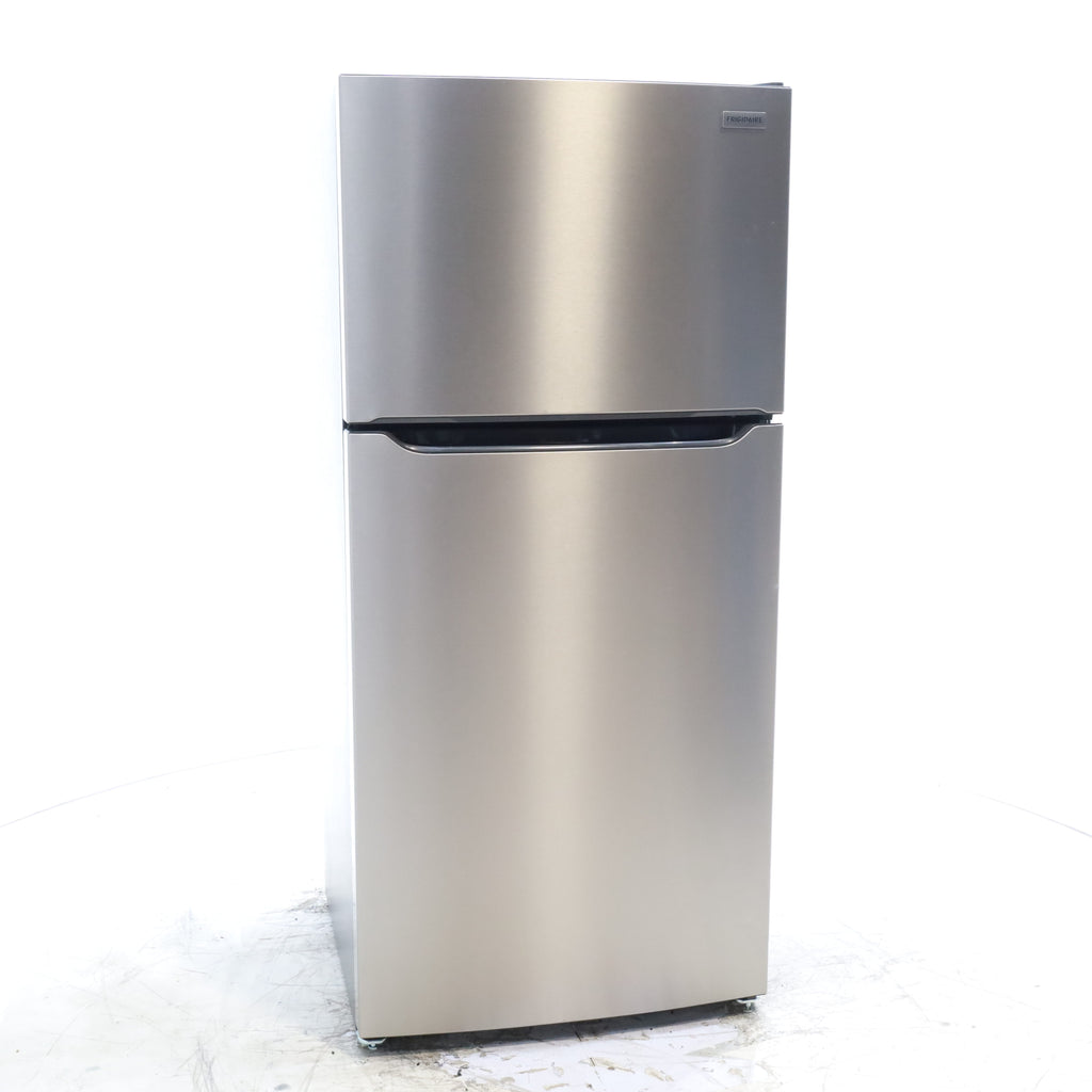 Pictures of 30" Wide Easy Care Stainless Steel Frigidaire 18.3 cu. ft. Top Freezer Bottom Refrigerator with EvenTemp Cooling System - Scratch and Dent - Moderate - Neu Appliance Outlet - Discount Appliance Outlet in Austin, Tx
