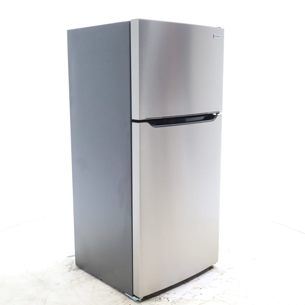 Pictures of 30" Wide Easy Care Stainless Steel Frigidaire 18.3 cu. ft. Top Freezer Bottom Refrigerator with EvenTemp Cooling System - Scratch and Dent - Moderate - Neu Appliance Outlet - Discount Appliance Outlet in Austin, Tx